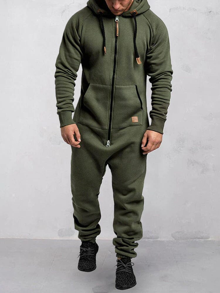 Men’s Jumpsuit | Hooded with Zipper