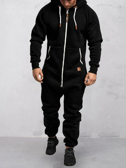 Men’s Jumpsuit | Hooded with Zipper