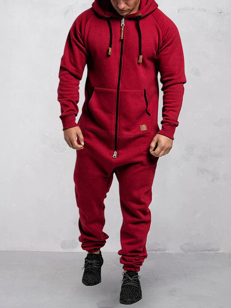 Men’s Jumpsuit | Hooded with Zipper