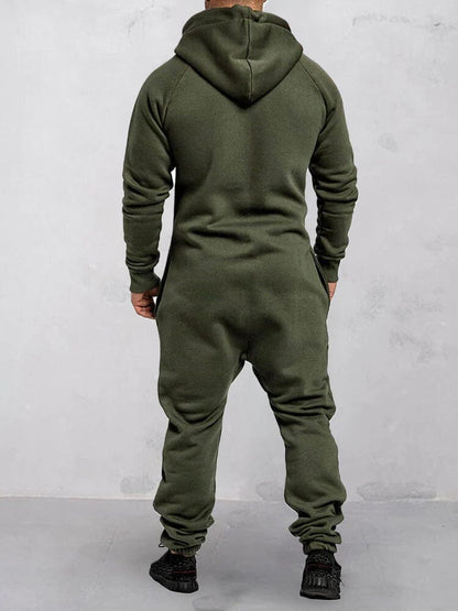 Men’s Jumpsuit | Hooded with Zipper