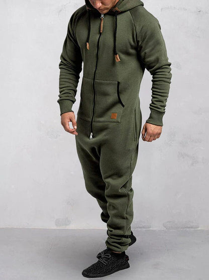 Men’s Jumpsuit | Hooded with Zipper