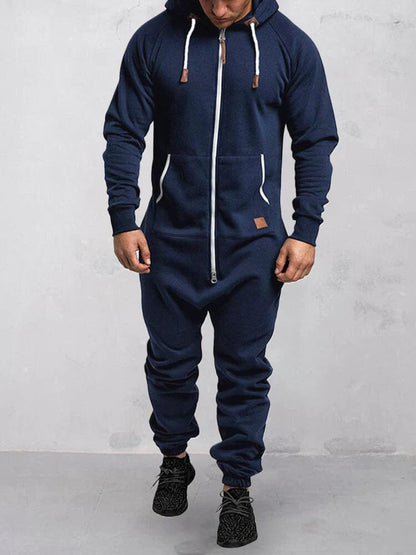 Men’s Jumpsuit | Hooded with Zipper