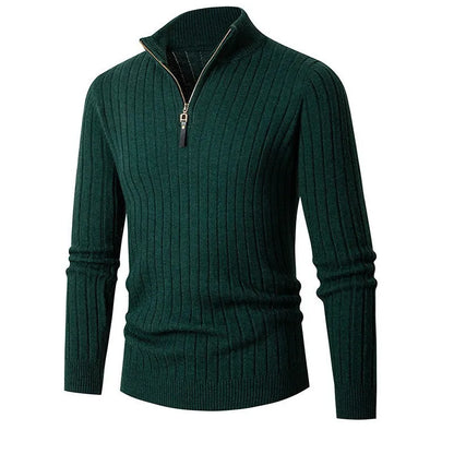 Pull homme à demi-zip | Coupe slim