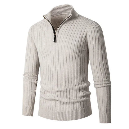 Pull homme à demi-zip | Coupe slim