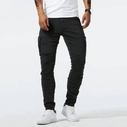 Jeans cargo homme | Coupe slim