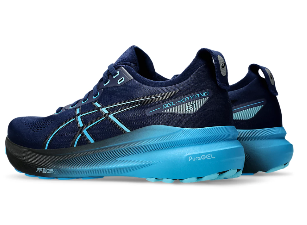 Gel-Kayano 31 hardloopschoenen voor heren: optimale demping, comfort en ademend vermogen