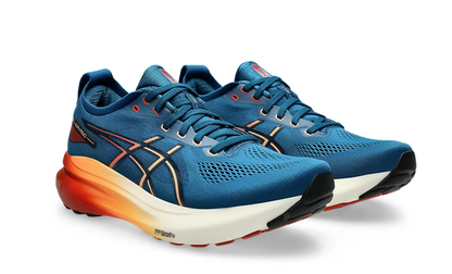 Gel-Kayano 31 hardloopschoenen voor heren: optimale demping, comfort en ademend vermogen