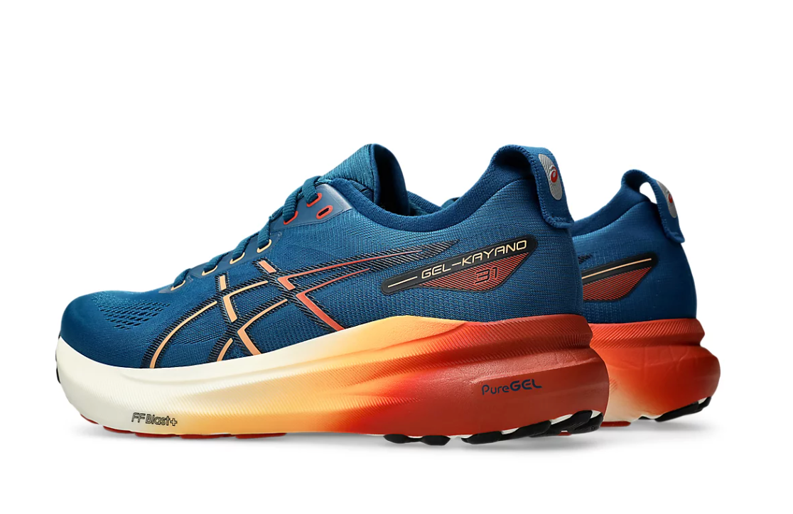 Gel-Kayano 31 hardloopschoenen voor heren: optimale demping, comfort en ademend vermogen