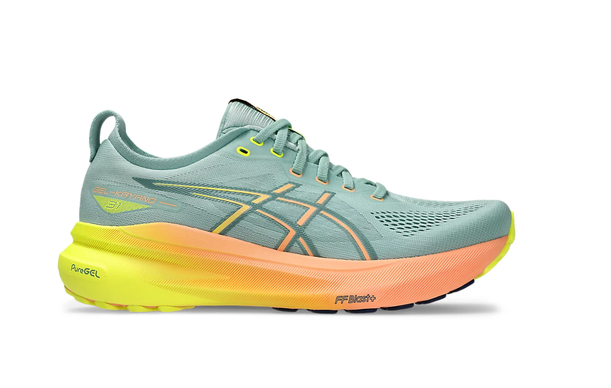 Gel-Kayano 31 hardloopschoenen voor heren: optimale demping, comfort en ademend vermogen