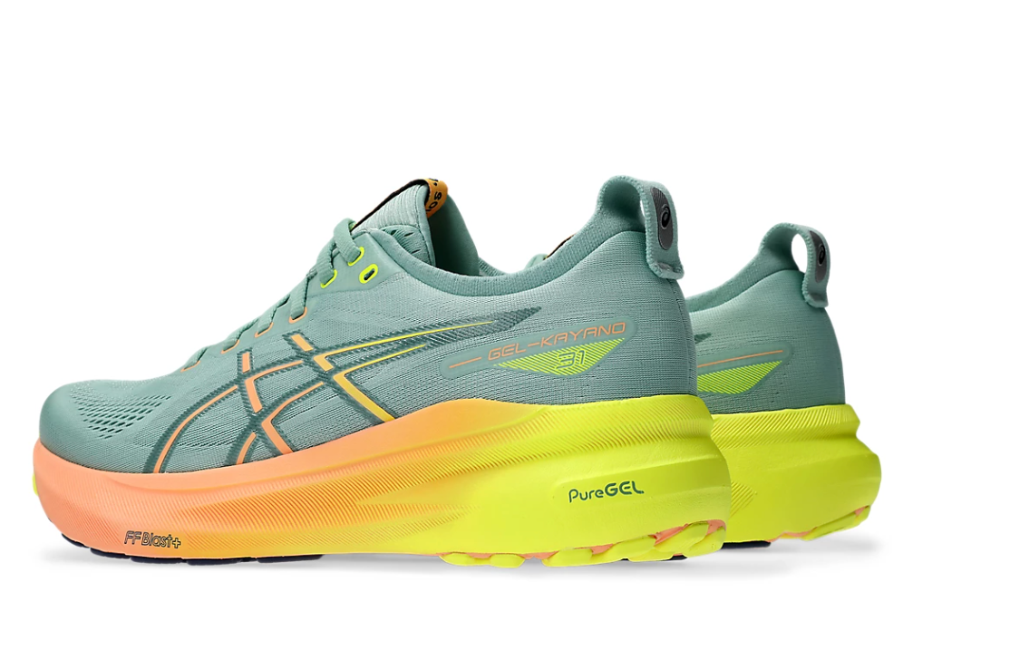 Gel-Kayano 31 hardloopschoenen voor heren: optimale demping, comfort en ademend vermogen