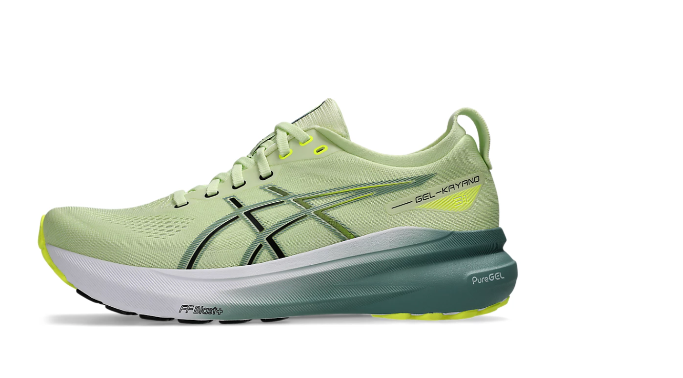 Gel-Kayano 31 hardloopschoenen voor heren: optimale demping, comfort en ademend vermogen