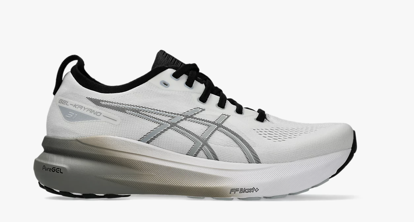 Gel-Kayano 31 hardloopschoenen voor heren: optimale demping, comfort en ademend vermogen