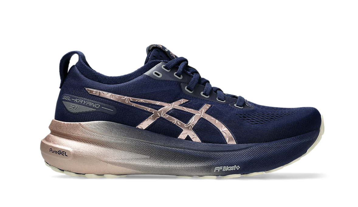 Gel-Kayano 31 hardloopschoenen voor heren: optimale demping, comfort en ademend vermogen