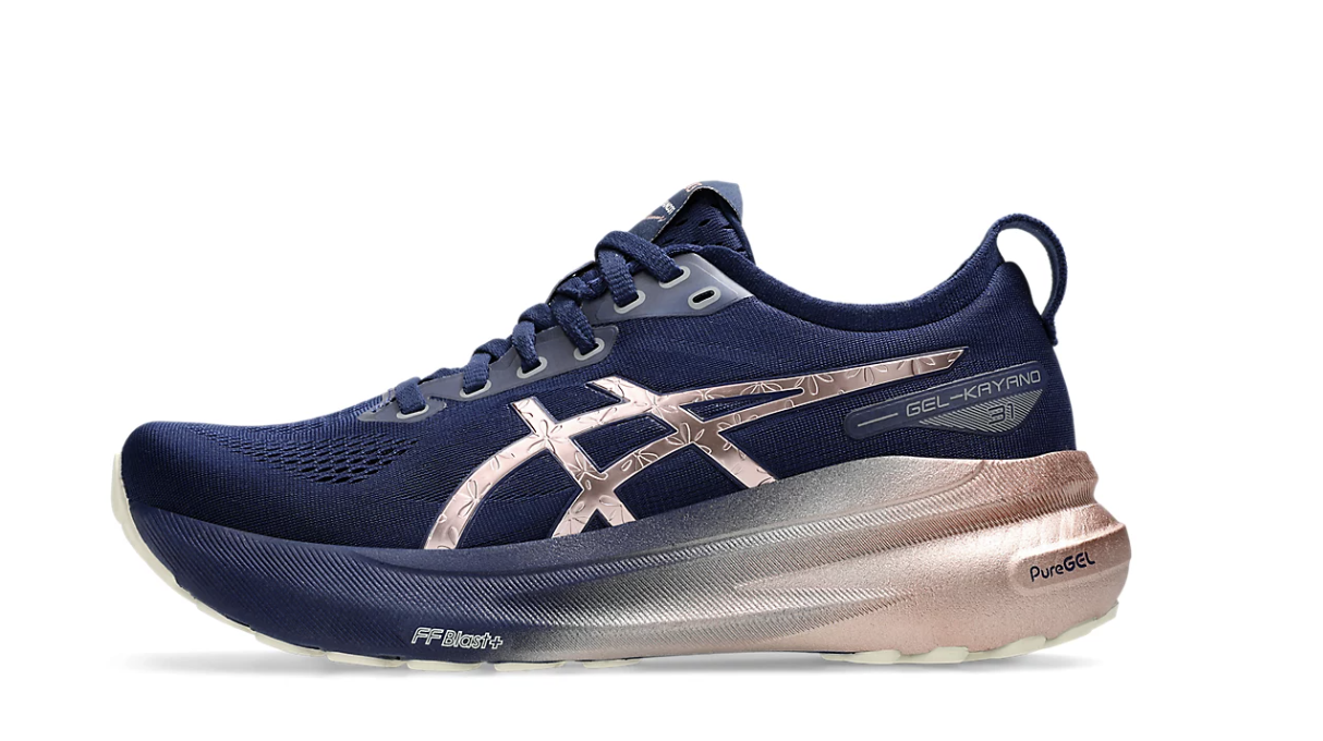 Gel-Kayano 31 hardloopschoenen voor heren: optimale demping, comfort en ademend vermogen