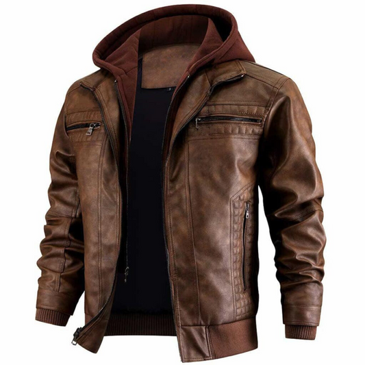 Veste Moto Homme | Avec Capuche