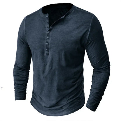 Chemise Henley pour Homme | Manches Longues