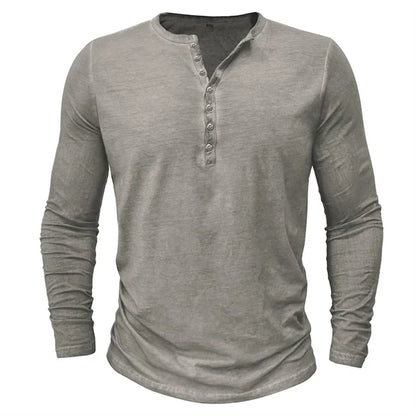 Chemise Henley pour Homme | Manches Longues