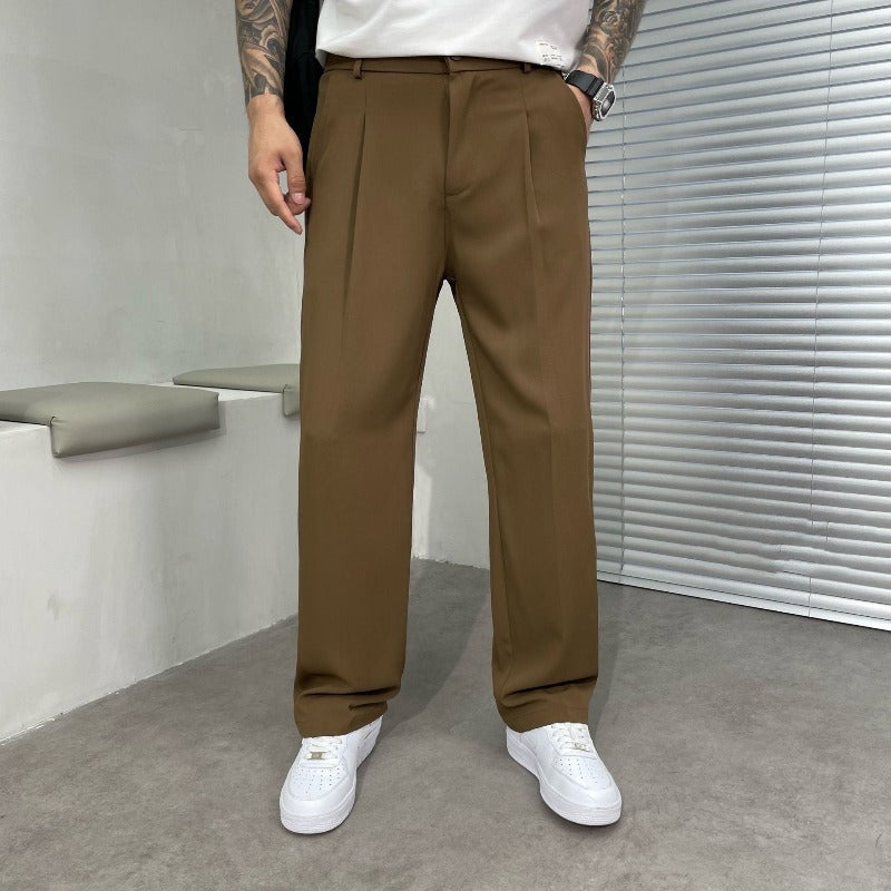 Pantalones Casuales de Oficina para Hombre | Corte Recto