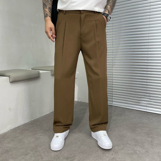 Pantalones Casuales de Oficina para Hombre | Corte Recto