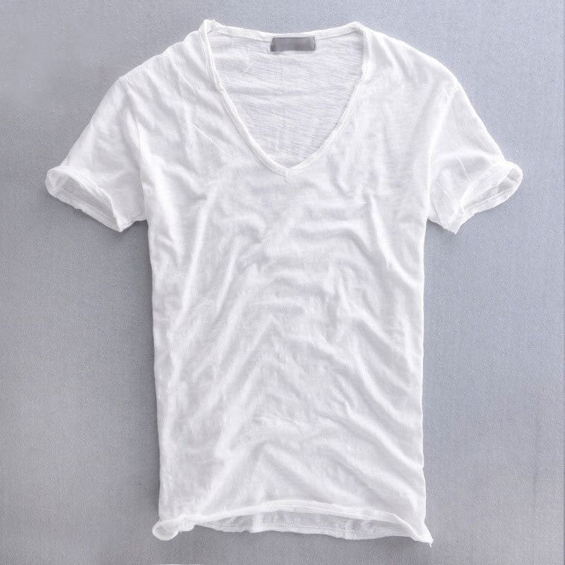 Herrt-shirt | V-ringning