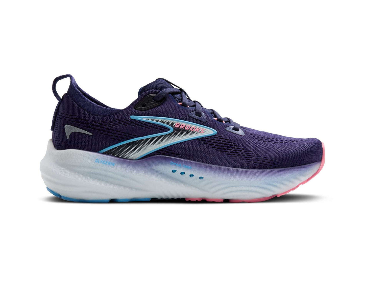 Brooks Glycerin 22 - Zapatillas para correr de anchura amplia para mujer con amortiguación suave para comodidad durante todo el día