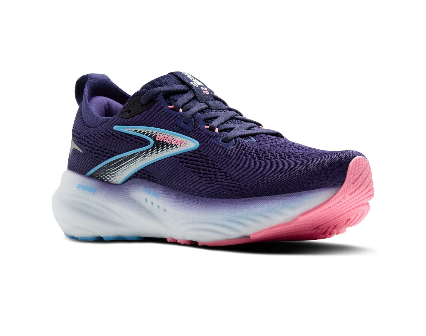 Brooks Glycerin 22 - Zapatillas para correr de anchura amplia para mujer con amortiguación suave para comodidad durante todo el día