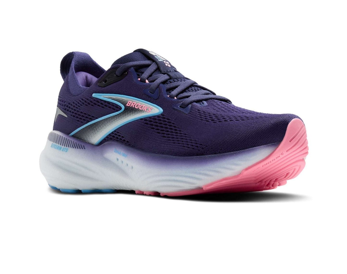 Brooks Glycerin GTS 22 Chaussures de course pour femme largeur extra - Amorti rembourré et maintien