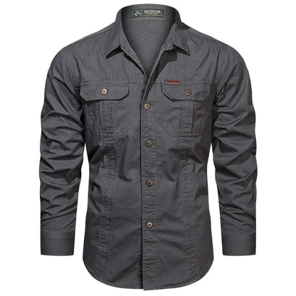 Camisa Cargo de Hombre | Bolsillos en el Pecho