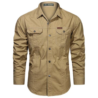 Camisa Cargo de Hombre | Bolsillos en el Pecho