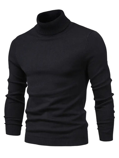 Suéter de Cuello Alto para Hombre | Corte Slim