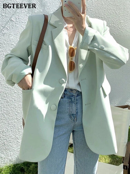 Oversize damblazer | Avslappnad passform