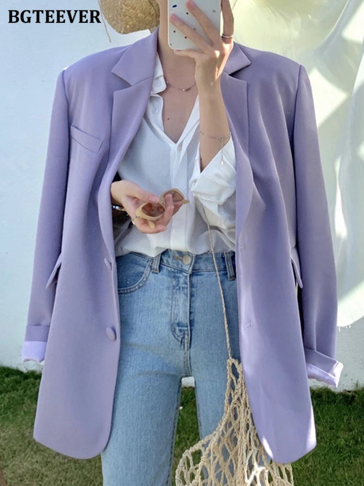 Oversize damblazer | Avslappnad passform
