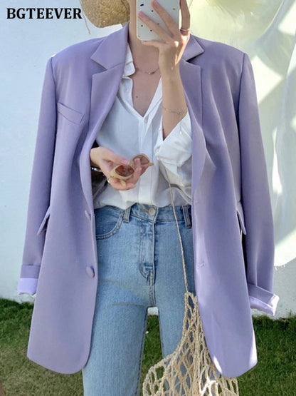 Oversize damblazer | Avslappnad passform