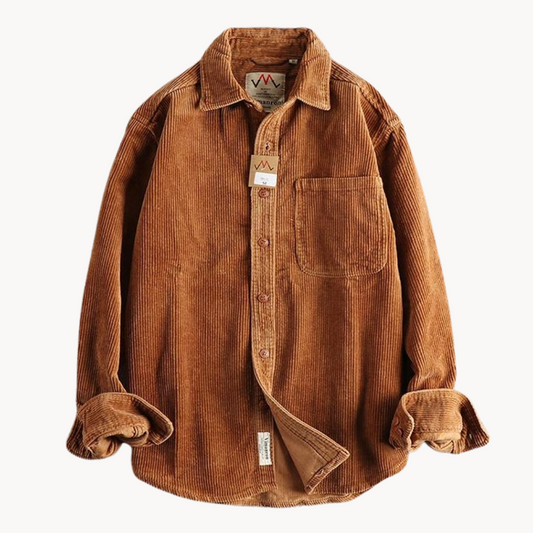 Chemise décontractée boutonnée homme | Avec poche