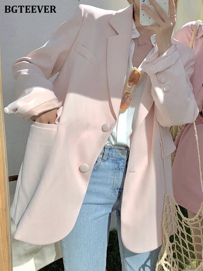 Oversize damblazer | Avslappnad passform