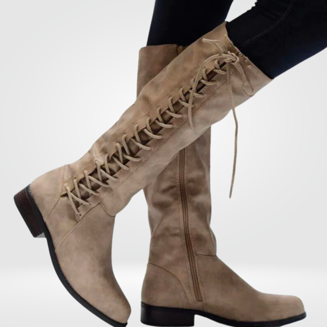 Bottes Hautes Femme | À Lacets