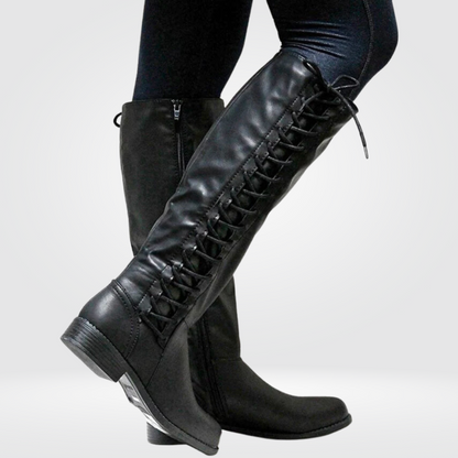 Bottes Hautes Femme | À Lacets