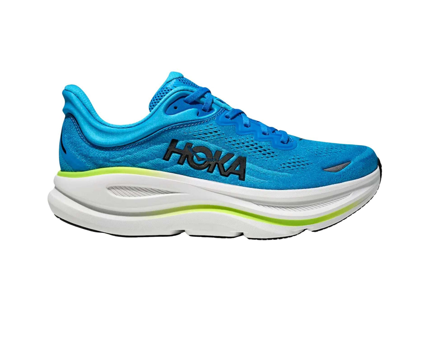 Zapatillas de running Hoka Bondi 9 para hombre — Amortiguación acolchada para una carrera suave y cómoda