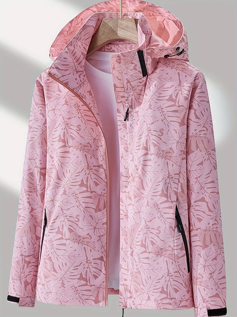 Veste Technique à Capuche Homme | Imprimée