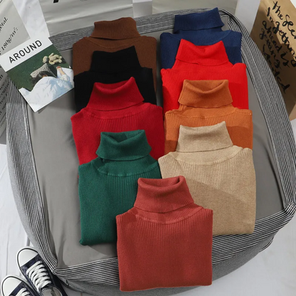 Suéter de Mujer de Cuello Alto | Corte Ajustado