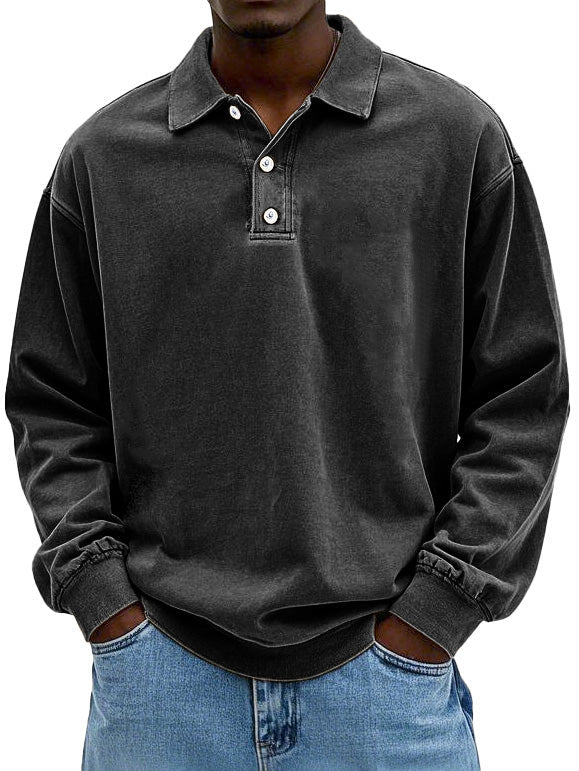 Herre polo | Langærmet casual