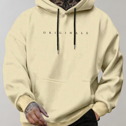 Herrhoodie med tryck | Casual