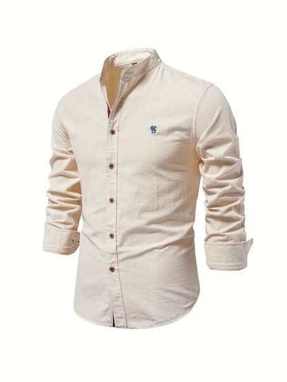Chemise Décontractée Homme | Col Mao