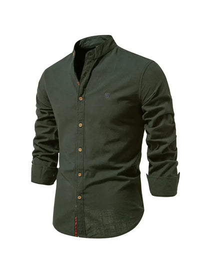 Chemise Décontractée Homme | Col Mao
