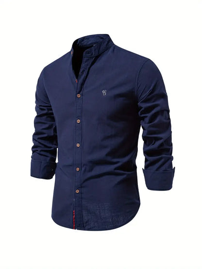 Chemise Décontractée Homme | Col Mao