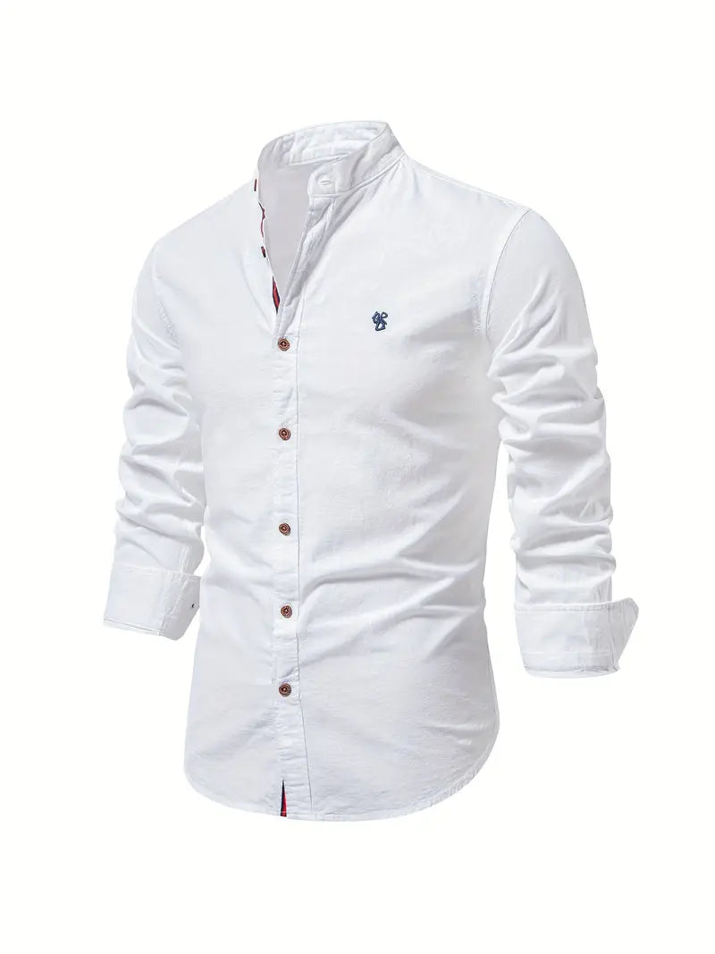 Chemise Décontractée Homme | Col Mao