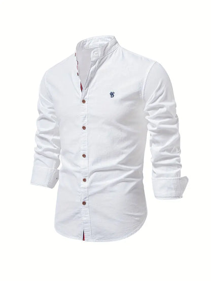 Chemise Décontractée Homme | Col Mao