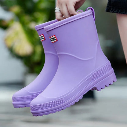 Women's Slip-On Rain Boots | Ankle Height